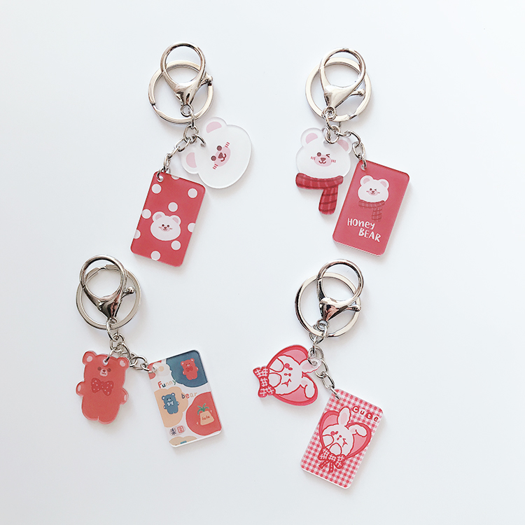 acrylic keyring