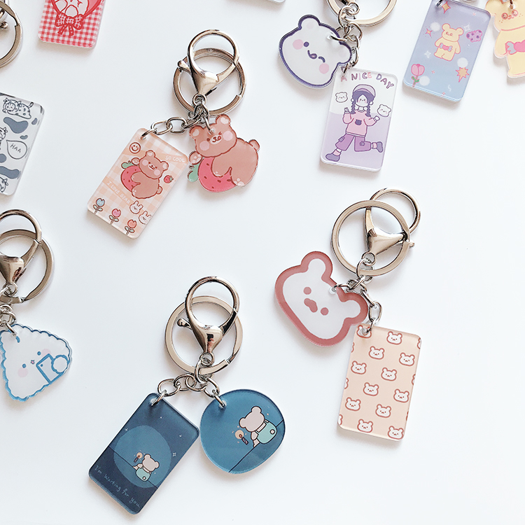 acrylic keyring