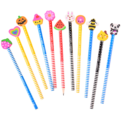 pencil with eraser top