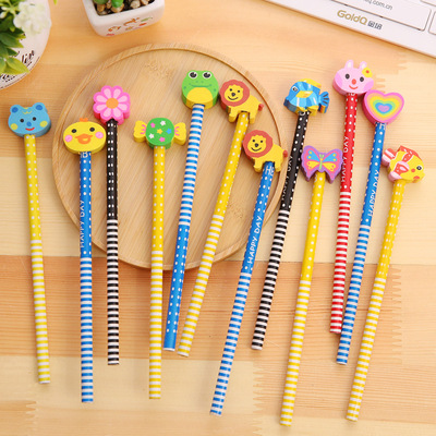 pencil with eraser top