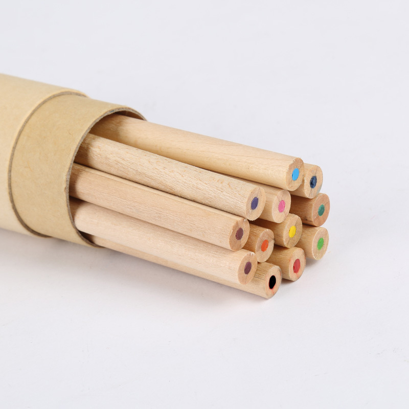 color pencil in paper tube