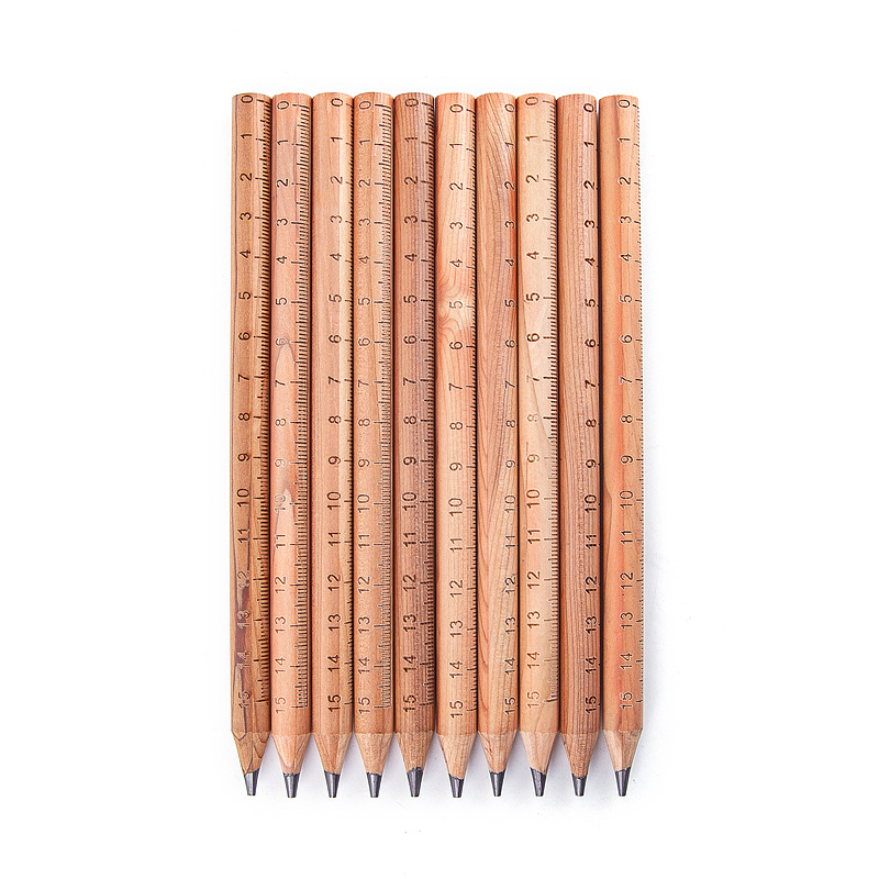 Pencil with ruler