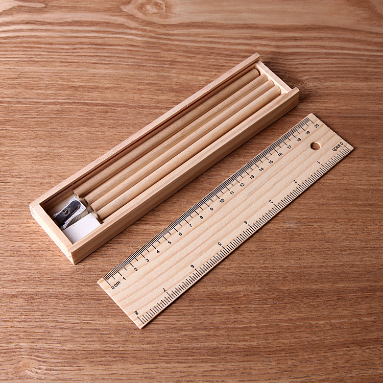 Wooden Stationery Set